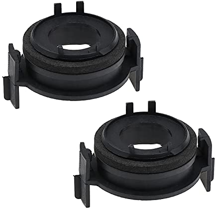 eMagTech 2 STÜCKE H7 LED-Scheinwerferlampenhalterung H7 LED-Lampen Lampenfassung Adapter Basishalterung Befestigungsclips Kompatibel mit 3er E46 1999–2006