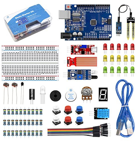 LAFVIN Basic Starter Kit with R3 CH340,Breadboard + Retail Box Compatible with Arduino IDE