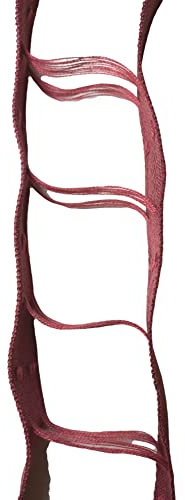 Venetian Blind Cloth Ladder Tape/Laddering Tape for 2” Blinds 25x44x54 mm-6 Colors (15 ft, Red Brown)