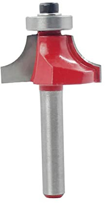SYDARSYN Holz Fräser Abrundfräser Rund Router Bit Fräser für Oberfräse, Schaft 1/4 Zoll, Radius 1/4 Zoll