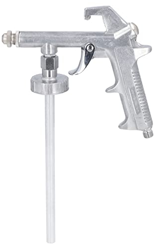 30-120Psi Air Undercoating Spray Gun Aluminum Alloy Body Stainless Steel Nozzle for Spraying Car Truck Lathe Lining Paint Pneumatic Automotive Application Sprayer