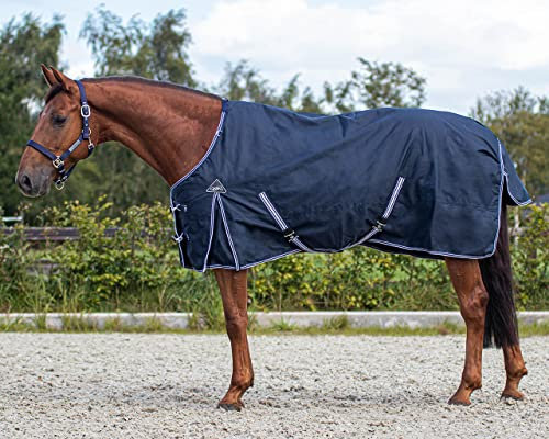 QHP Regendecke Turnout Luxus 0gr (135 cm, navy)