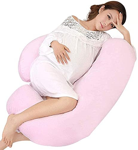 Schwangerschaftskissen zum Schlafen Mutterschaftskissen für Schwangere Mutterschaftskissen H-Form Stillkissen Mutterschaft und Schwangerschaft Separates Stützkissen und Abnehmbarer Bezug Polyester C