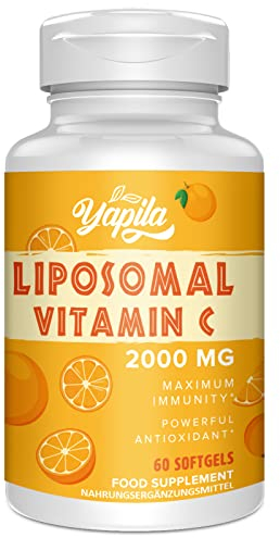 Liposomal Vitamin C Capsules 2000mg, Maximum Absorption, High dose VIT C, Ascorbic Acid, Antioxidant Supplement, Soy-Free, Non-GMO