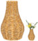 OUNONA Rattan Vase Hoch Weidenvase geflochtene Vase Getrocknete Blumenvase Blumenvase Deko Tischvase Vase Vintage Vase Pflanzen Vase Blumenarrangement für Wohnzimmer Tisch Deko S Wie Gezeigt