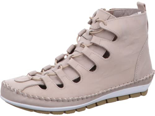 Gemini Damen Stiefelette Leder Reißverschluss 382175-01, Größe:41 EU, Farbe:Grau