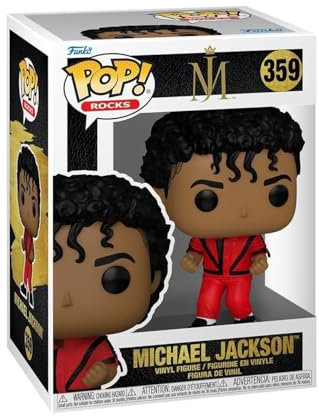 Funko Pop! Rocks: Michael Jackson - (Thriller) - Figura in Vinile da Collezione - Idea Regalo - Merchandising Ufficiale - Giocattoli per Bambini e Adulti - Music Fans - Figura per i Collezionisti