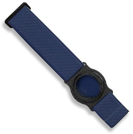 Diasticker® | Dexcom G7 - Fixierband | Halter 360° drehbar | Armband zur Befestigung des Dexcom CGM, Sensor-Schutz, Fixierung | Halter: Schwarz (Large: 35-45 cm, Marine)
