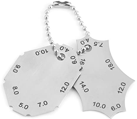 Saldatura del Giunto a T di Saldatura D'angolo, Calibro del Raccordo di Saldatura Calibro del Controllo del Calibro Profondità della Gola Calibro della Lunghezza della Gamba
