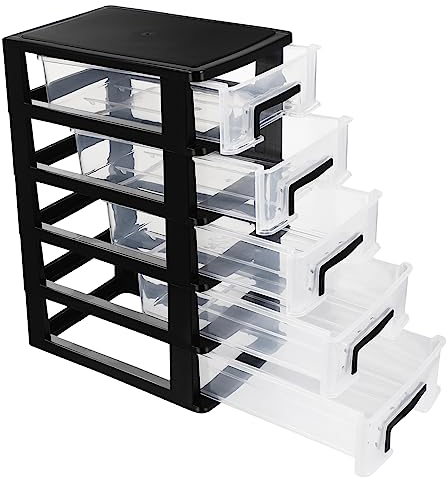 Alipis Kompakter Schubladenschrank Aus Kunststoff Multifunktionaler Kleinteilehalter Tragbare Schubladen Für Garage Und Schlafzimmer