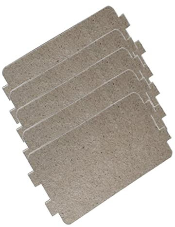 Koanhinn 5 piezas de guía de ondas gruesas para accesorios de tapa para horno, placa de mica universal de reparación