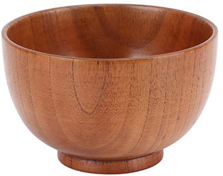 ZPSHYD Bol en Bois D'acacia Artisanal : Chef-d'œuvre De Style Japonais Fait à la Main pour Servir de la Salade, des Ramen, des Nouilles Et de la Soupe, Ajoutant De L'élégance à Votre Salle à Manger.