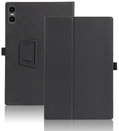 INSOLKIDON Kompatibel mit Tec-Last T40 Air 10.4 inch 2023 Tablet Hülle mit Standfunktion Slim PU Leder Schutzhülle [Auto Schlaf/Aufwachen] Klappbare Schutzhülle (Schwarz)