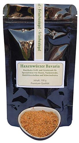 Rustikaler Haxenwürzer Bavaria – Grill- und Gewürzsalz für Haxen, Nackensteaks & Holzfällerscheiben|100g