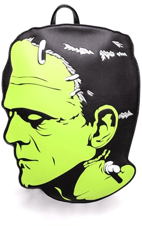 Rock Rebel Frankenstein Glow in the Dark Rucksack - Offizielle Universal Monsters Tasche, Mehrfarbig, Einheitsgröße, Rucksack