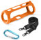 Generic Custodia in silicone compatibile con altoparlante JBL FLIP ESSENTIAL 2, custodia da viaggio in gel morbida pelle, custodia protettiva impermeabile in gomma con tracolla e moschettone