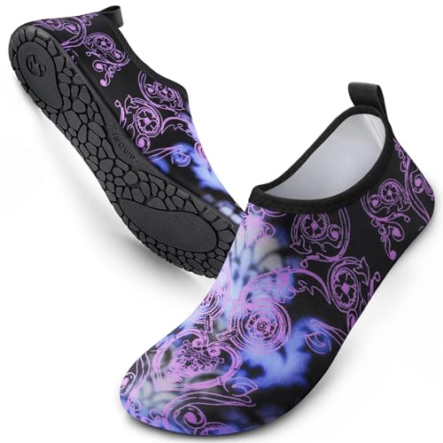 SIMARI Wasserschuhe Damen und Herren, schnelltrocknend, Barfussschuhe Badeschuhe Strandschuhe Schwimmschuhe, Aquaschuhe, Sport SWS001