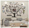 Shuanghao 3D Acrylique Arbre Stickers Muraux - DIY Stickers Mural Amovibles Autocollants avec Cadres de Photo Arts Décoration de la Maison Chambre Salon - 210cm x 137cm - Noir