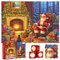 D-FantiX Adventskalender Puzzle 2024, 24 Tage Weihnachten Puzzle für Kinder Erwachsene, 1008 Teile Jigsaw Puzzle für Countdown bis Weihnachten Heimdekoration