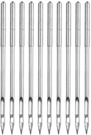 QUARKZMAN 10uds 10uds Coser Máquina Agujas Tamaño 21/130 Máquina Agujas | Bordado Costura Herramienta, Rápido Costura Plancha Universal Regular Punto, para Artesanías Bricolaje