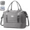 TANTOMI Reisetasche Handgepäck,Sporttasche Damen,46x23x32 cm,Handgepäck Tasche Weekender Bag wasserdichte Reisetasche Duffle Bag Trainingstasche Kliniktasche Geburt Geeignet Urlaub Camping，Dunkelgrau