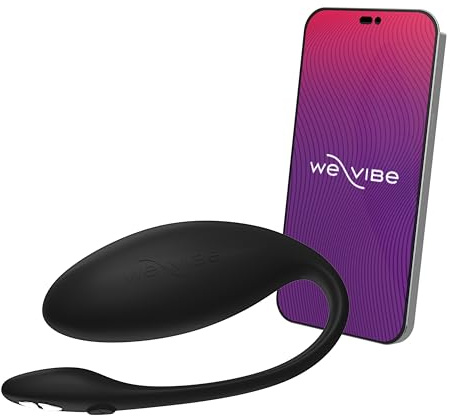 We-Vibe Jive Lite Tragbarer G-Punkt-Vibrator – Vibro-Ei – Vibrator Sexspielzeug für Erwachsene und Paare – Steuerung per App – 10 Intensitätsstufen – Wasserdicht – Schwarz