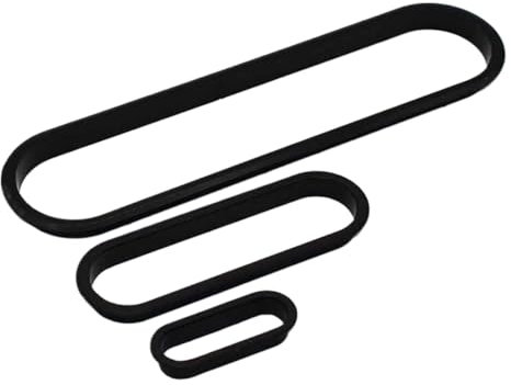 Cache-trou de bureau d'ordinateur, passe-câble de bureau, 4 pièces, œillet de sortie de câble de table en plastique, couvercle de prise ovale for support de fil de bureau PC, trou d'aération d'armoire