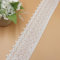 WANYI 9cm Breit Spitzenband aus Baumwolle Spitze Borten und Bänder zum Nähen Stickerei Dekoband Spitzenborte Vintage Spitzenbordüre Bordüre Stoff für DIY Unterwäsche Vorhänge Geschenkband(Weiß-2 Yard)