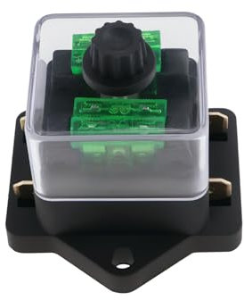 eMagTech Lot de 2 boîtes à fusibles à lame 2 voies 6 V 12 V 24 V Boîte à fusibles automatique pour voiture, bateau, bateau, trike (avec fusible à lame de 30 A)