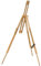 Vinsetto Chevalet d'artiste en bois avec supports, chevalet pour affiches, portable, pliable, supporte des toiles jusqu'à 66/107 cm, pour les artistes de mariage, bois naturel