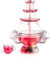Durecoform Champagne Fountain Machine 3-Tier Electric Fountain Drink Machine with LED Base for Wedding Party