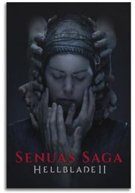SCHUWEFA Videospiel-Poster, Hellblade 2 Senuas Legende, Poster, dekoratives Gemälde, Leinwand, Wandposter und Kunstdruck, moderne Familienschlafzimmer-Dekoration, Poster, 30 x 45 cm