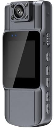 Orolotay Digital Video Camera HD Body Camera Records Audio and Video 7 Hours Battery Life Regular Version