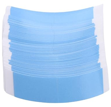 YUYTE Doppelseitiges Perückenband für Lace-Front-Perücken, 50 Stück Wasserfeste Klebestreifen mit Starkem Halt – Lace-Front-Klebeband Zur Befestigung von Perücken, Toupets und (BLUE)