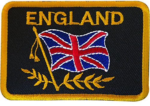 Embroidered England Flag Patch Badge Union Jack UK Iron Sew On Jacket Shirt Bag