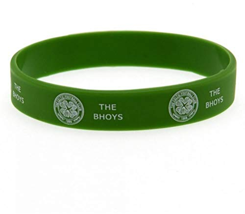 Celtic FC offizielles Silikon-Armband (Einheitsgröße) (Grün)