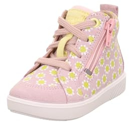 Superfit Mädchen Supies Sneaker, Rosa Gelb 5510, 25 EU