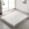 IZTOSS Sommier Tapissier à Lattes avec Pieds 140x190x16 CM - 5 Pieds + 26 Lattes - Somimer 140x190CM