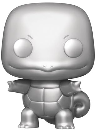 Pop Pokemon Squirtle Silver Vinyl Figur