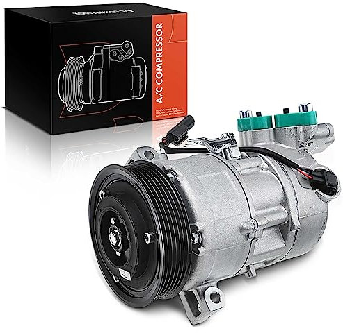 Frankberg Compresseur de Climatisation avec attelage Essence Compatible avec Série 1 E81/E87/E88/E82 Série 3 E90/E93/E91 X1 E84 Remplacer# 64529182793, y compris huile prép
