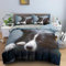 YSWFGE NYSMGS Border Collie Bettbezug 135x200cm Mit Reißverschluss Tier Hund 3 Teilig Bettwäsche Set 3D-Druck Ultraweiche Mikrofaser Bettbezug mit 2 Kissenbezügen 80x80 cm Für Kinder Jugend