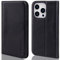 VISOUL Hülle für iPhone 14 Pro Handyhülle Erstklassiges Echtleder Schützt vor Stoß 3 Kartenfächer Magnet Standfunktion TPU RFID Schutzhülle Lederhülle Schwarz