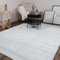 Consilio Concept 80 x 150 Teppich Wohnzimmer Elfenbein Natur Wolle modern Wohnzimmerteppich Melange dezent Feng Shui Luxus Zertifiziert Made in Germany Design Manufaktur Markenteppich Oeko TEX