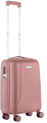 CarryOn Skyhopper Petite Valise Cabine Rigide 55cm - TSA Bagage a Main (Rose, S)