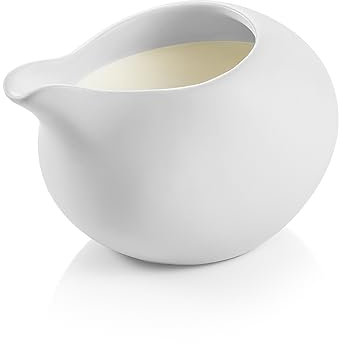 Tescoma 387324.11 Lechera de cerámica esmaltada blanca, línea FANCY HOME Stones
