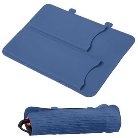 Hair Straightener Heat Pouch, Travel Iron Holder Heat Resistant Bag, Portable Silicone Iron Travel Bag Mat Pouch for Curling Irons Hair Styling Tools Flat Irons