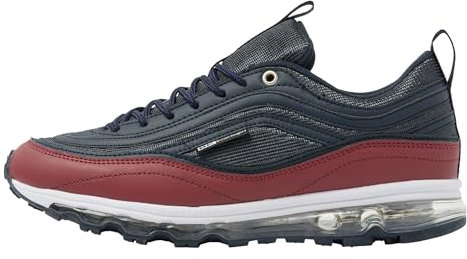 British Knights Herren Zion Sneaker, Schwarz Weinrot, 44 EU