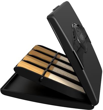 Temvox Reeds Case for Clarinet Reeds, Clarinet Reed Guard for Alto Saxophone Reed, Bass Clarient Reed (Reeds Not Included)