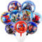 Super Helde Luftballons Geburtstag Deko Jungen Mädchen Aven- Ger Geburtstagsdeko Spider Folienballons Girlande Happy Birthday Ballons Partyzubehör für Super Hero Kindergeburtstag Party Supplies Deko