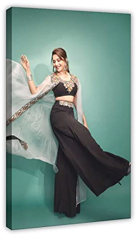 WYYXF Leinwand Madhuri Dixit 7 Art Poster und Wandkunst Picture Print Modern Family Room Einrichtung ohne Rahmen (30 x 50 cm)